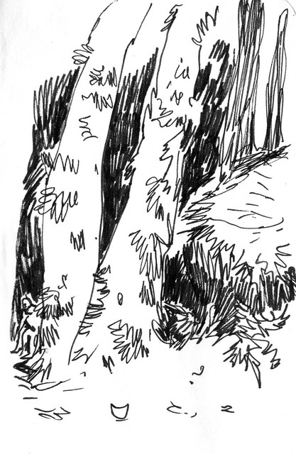 Sketchbook #103: Little bits Forest