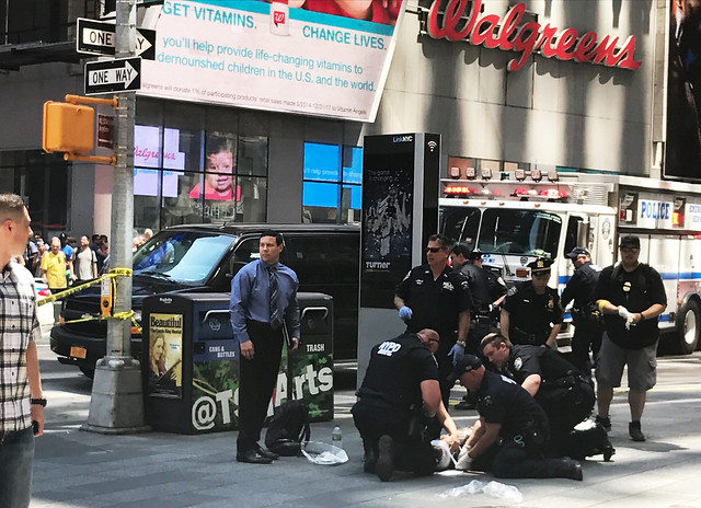 Car crashes into pedestrians in New York