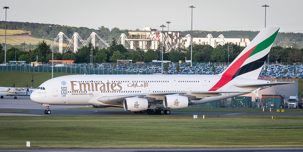 Image result for An Emirates Airbus A380-800 airliner