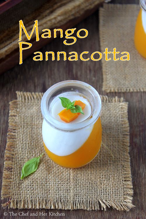 mango pannacotta