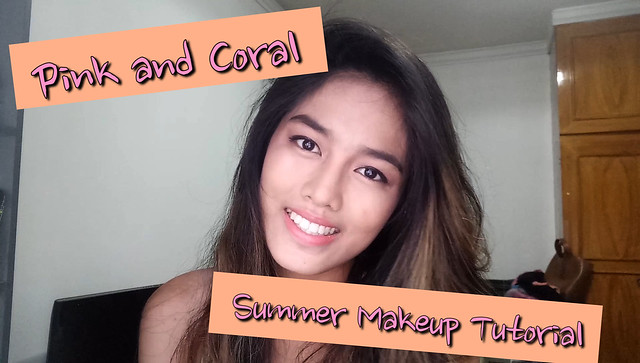 Pink and Coral Summer Inspired Makeup look