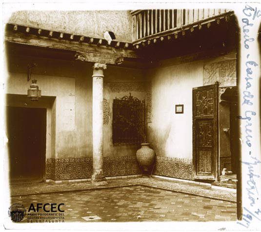 Museo del Greco en abril de 1917. Fotografía de Francesc Blasi i Vallespinosa   © Centre Excursionista de Catalunya