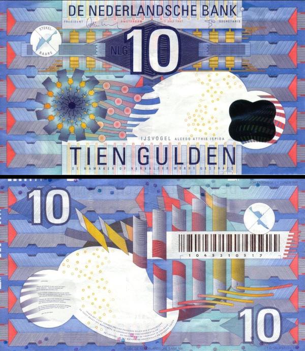 10 guldenov Holandsko 1997, P99