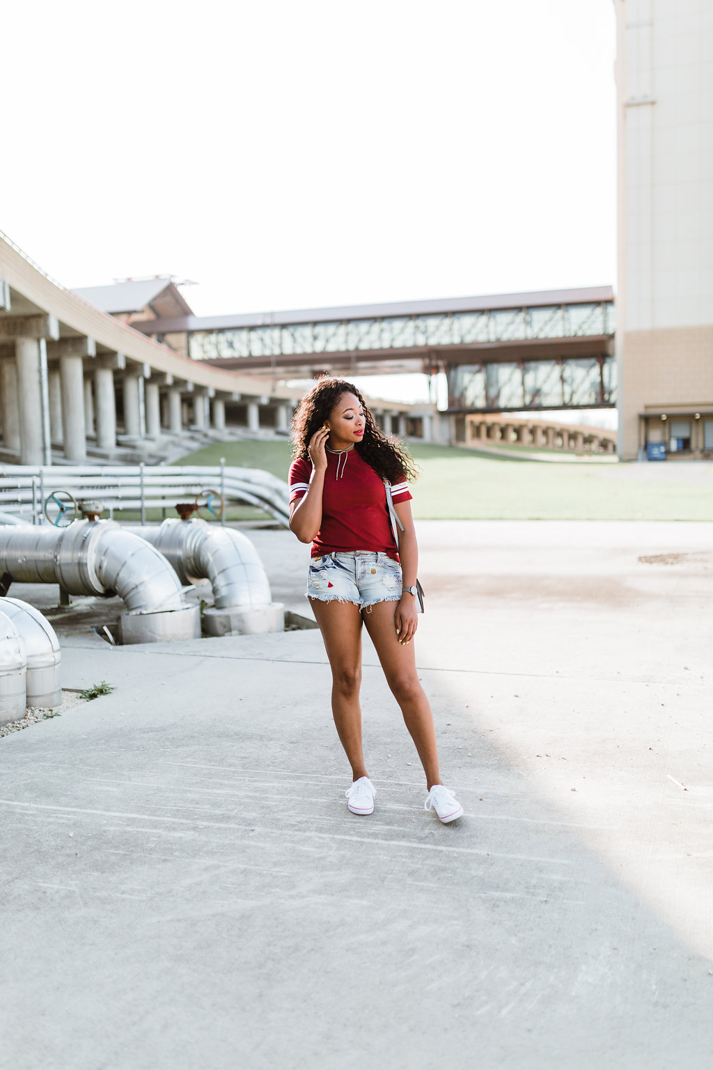 how to style denim shorts, the beauty beau