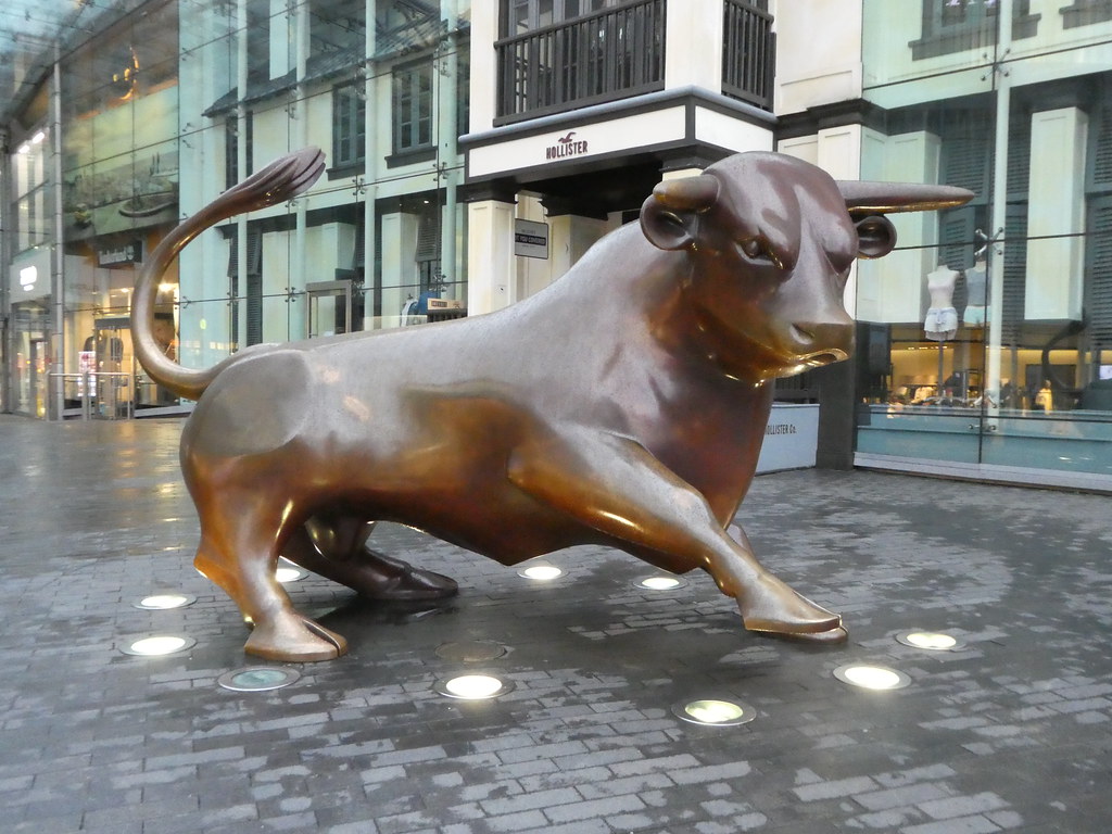 Bronze Bull sculpture, Bullring, Birmingham