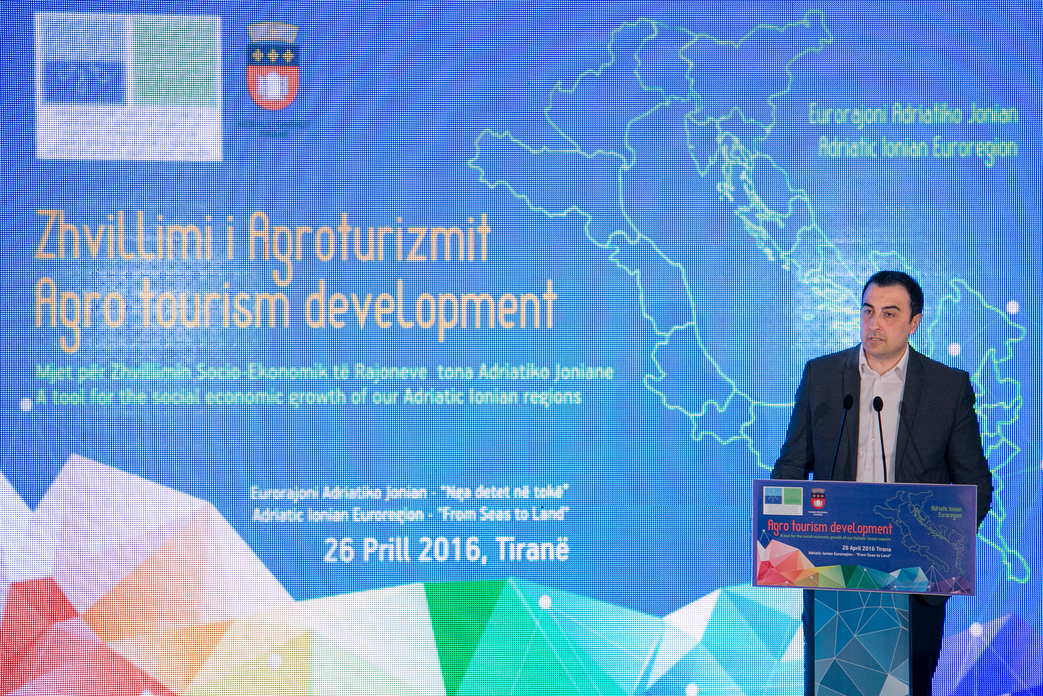 Conference: “Agro Tourism Development: a Tool for the Social Economic Growth of our Adriatic Ionian Regions”, 26 April 2016, Tirana 
