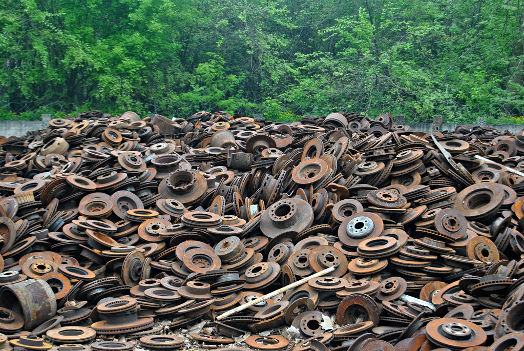 Scrap | This image is of a pile of brake disc rotors taken a… | Flickr