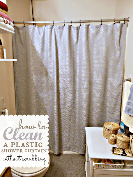 How To Clean A Plastic Shower Curtain - Tastefully Eclectic