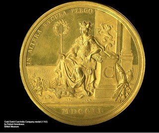 Gold Dutch East India medal