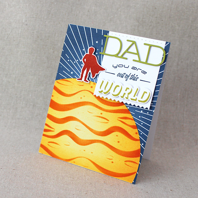Out Of This World Dad Card