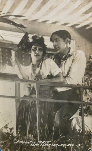 Vera Kholodnaya and Ossip Runitsch in Last Tango (1918)