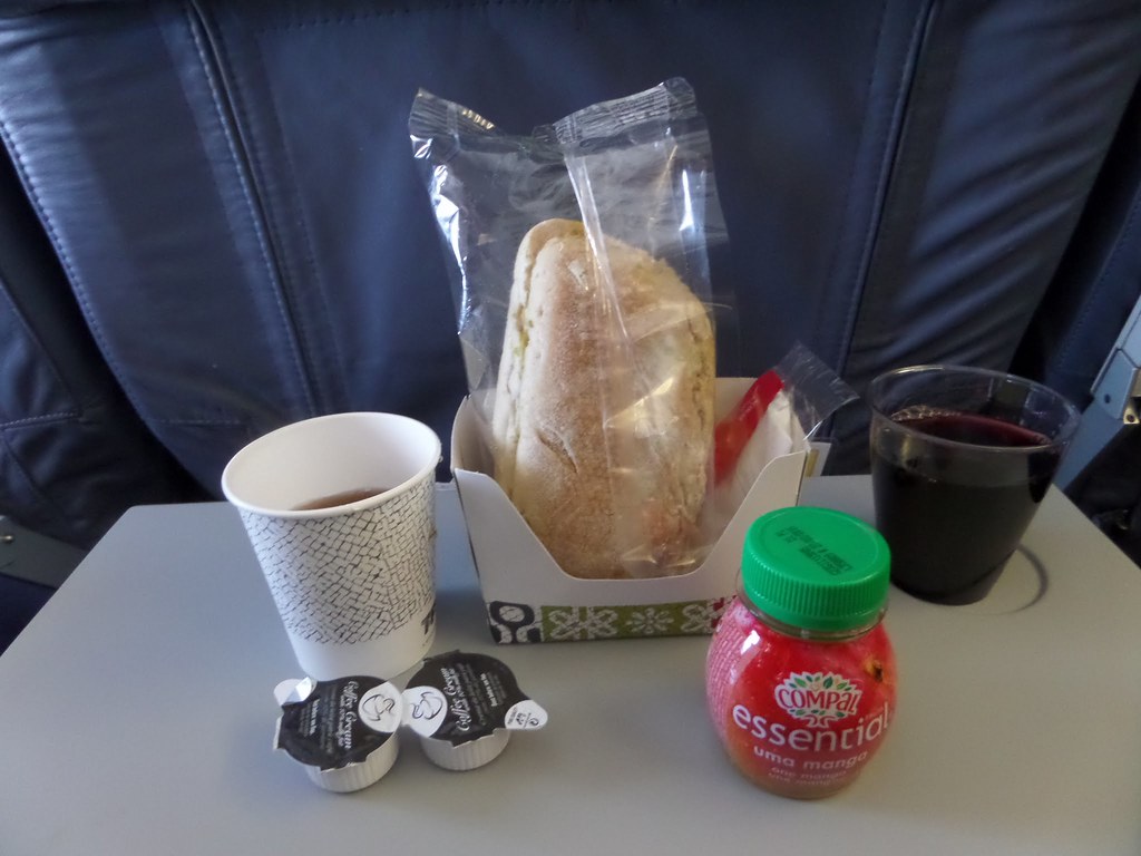 Meal on TAP flight