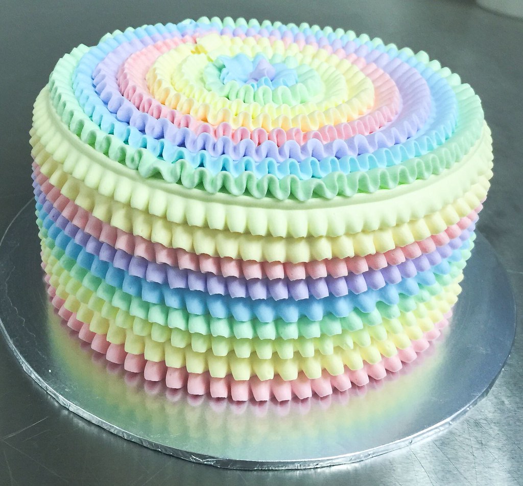 Suntec City Sweet Treats: H&J Cake Shop - Rainbow Cake 500g