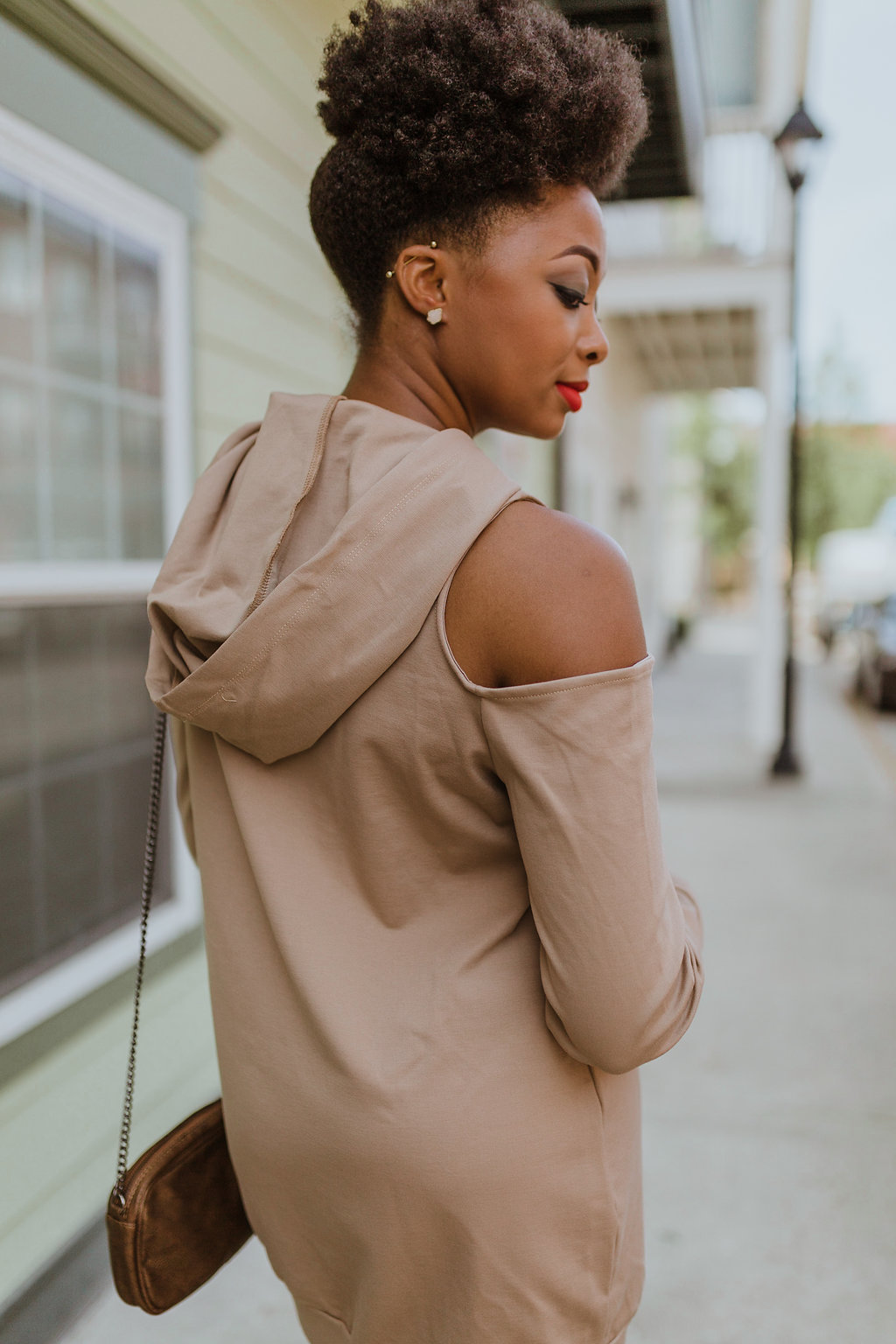 how to style a dress with booties