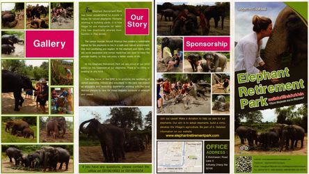 Elephant Retirement Park Chiang Mai Thailand Brochure 1