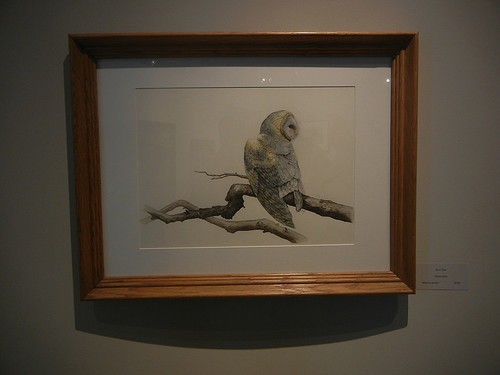 DSCN8822 _ "Barn Owl", Melissa Snider, Fresh Works VII Juried Exhibition, Firehouse Arts Center, Pleasanton