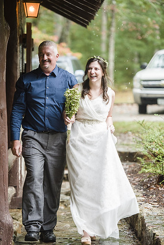 Father of the bride. Wedding Photography at Douthat State Park by Craig Spiering Photography.