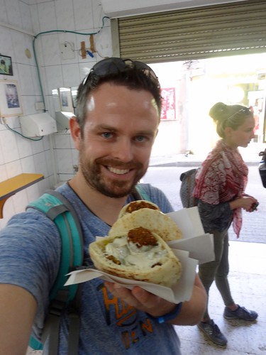 Falafel en hummus in Haifa