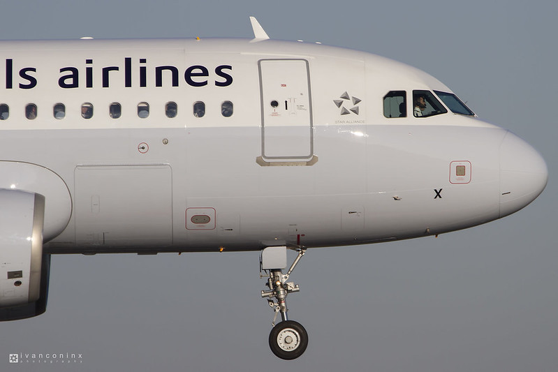 Airbus A319-111 – Brussels Airlines – OO-SSX – Brussels Airport (BRU EBBR) – 2017 04 19 – Landing RWY 01 – 01 – Copyright © 2017 Ivan Coninx