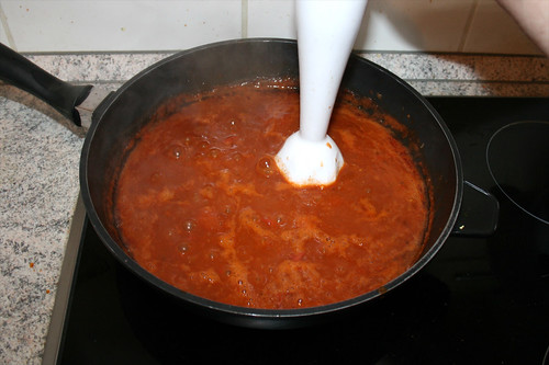 45 - Sauce pürieren / Blend sauce