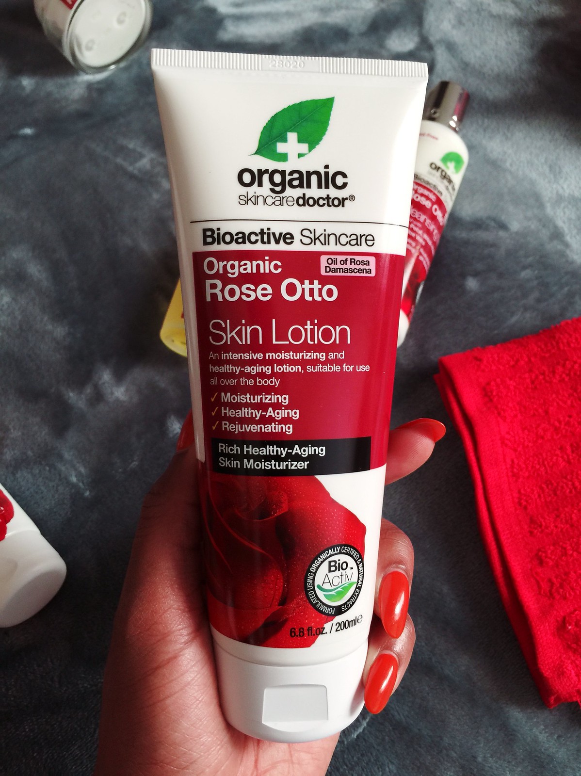 organic doctor rose otto skin lotion