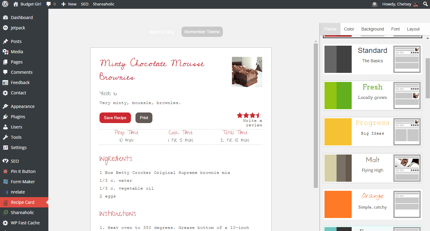 The BEST Recipe Card Plugin for Food Bloggers