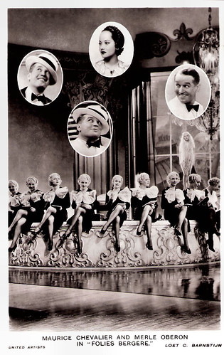 Maurice Chevalier and Merle Oberon in Folies Bergère de Paris (1935)