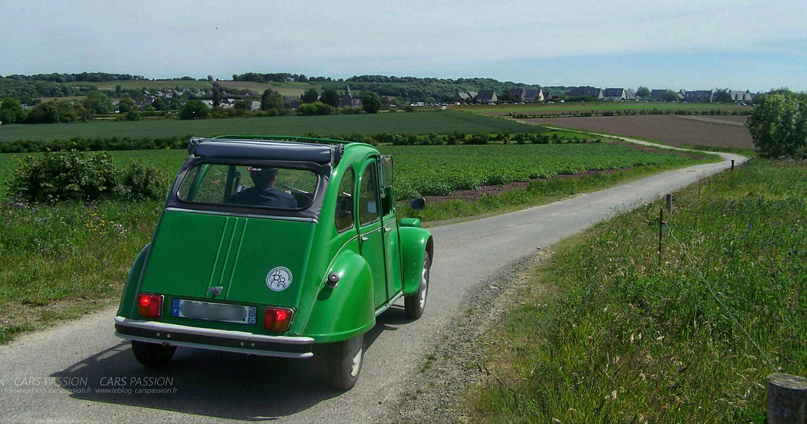 Essai Citroen 2C Verte en Bretagne avec Ronan