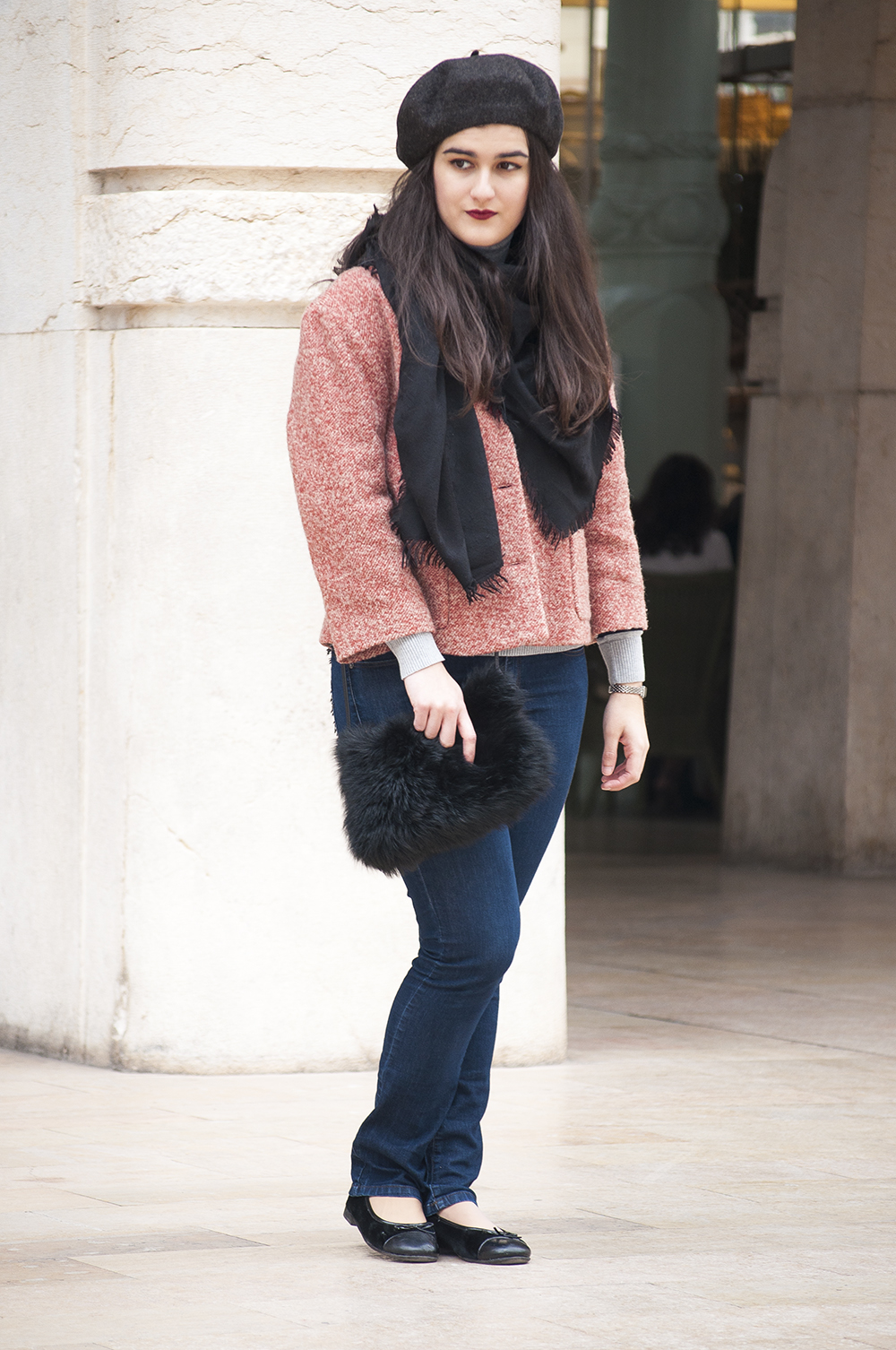 5 outfit ideas running late, fashion blogger advice, how wear jeans blazer flats, valencia spain blog something fashion