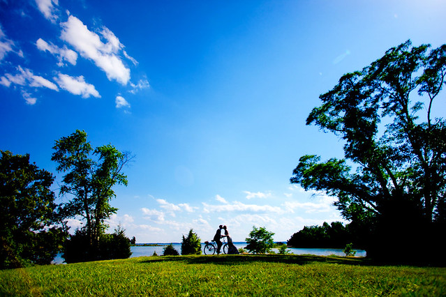 Fun and fancy free wedding venue at Belle Isle State Park - Photo credit required Chip Litherland from Eleven Weddings Photography