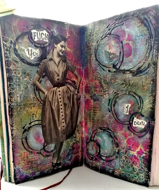 Fuck yes, I can - art journal