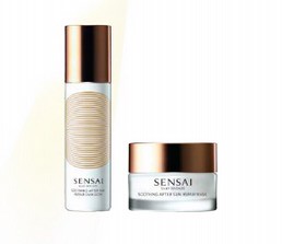 Sensai , Soothing After Sun Repair Mask y Soothing After Sun Repair Emulsion, 