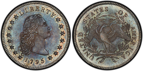 1795 Flowing Hair dollar ex-Bullowa, Pogue