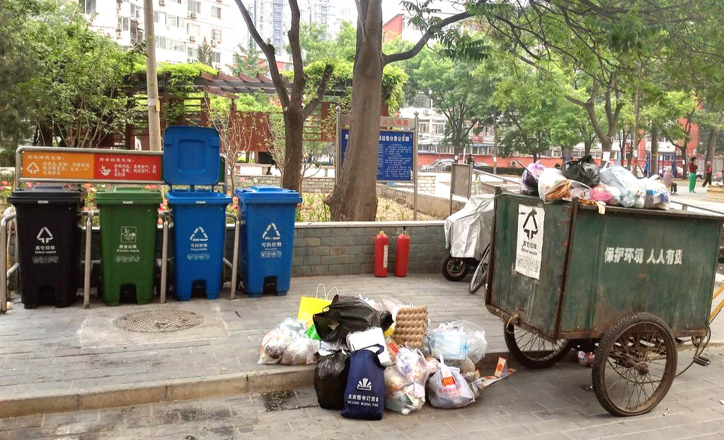 垃圾分類可以引導居民養成綠色生活、綠色消費的習慣。圖片來源：weibo