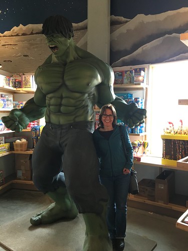 Standing Next to the Incredible Hulk. From The Art of Road Tripping: The Way Back Home