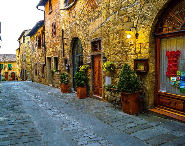 Via del Giglio. From San Donato In Poggio in Pictures: The Beauty of Tuscany
