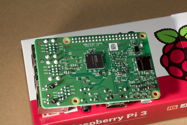 Raspberry Pi 3 B (back)