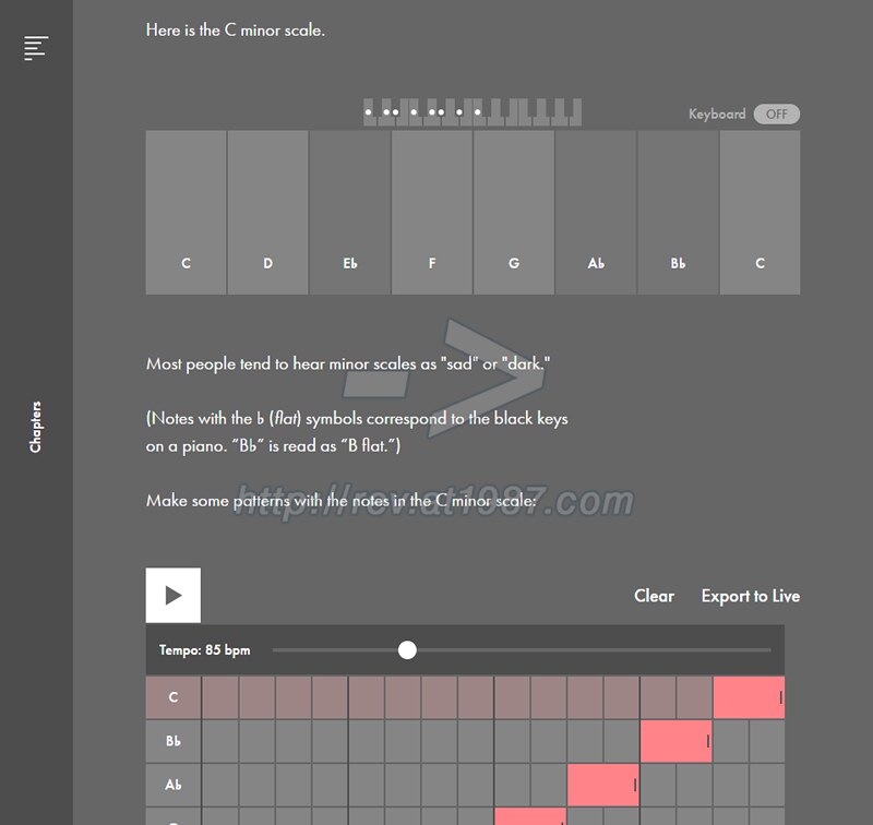 Ableton Learning Music: Notes and Scales