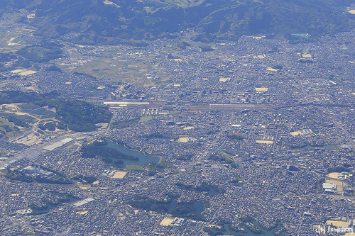 Aerial view of Fukuoka