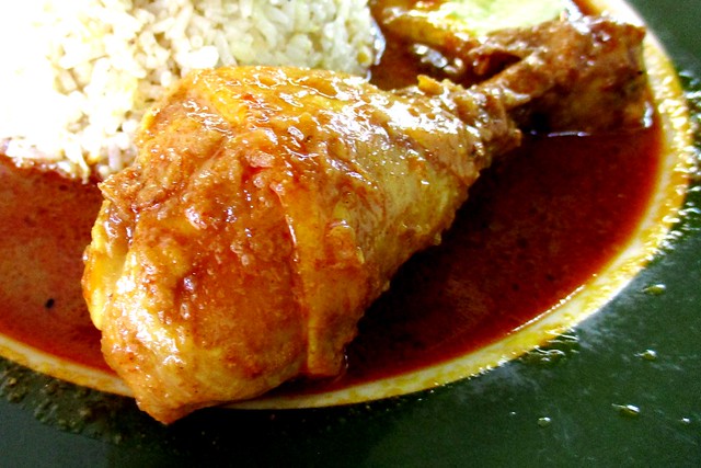 Colourful Cafe curry chicken drumstick