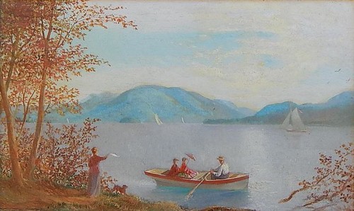 Lake George painting by A.G. Heaton