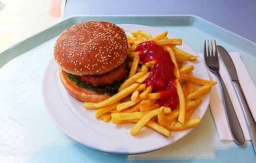 Chicken Burger & Pommes Frites