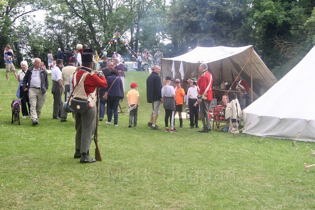 The Coldstream Guards Foot Regiment 1815 camp at the Moira Canal Festival 2017