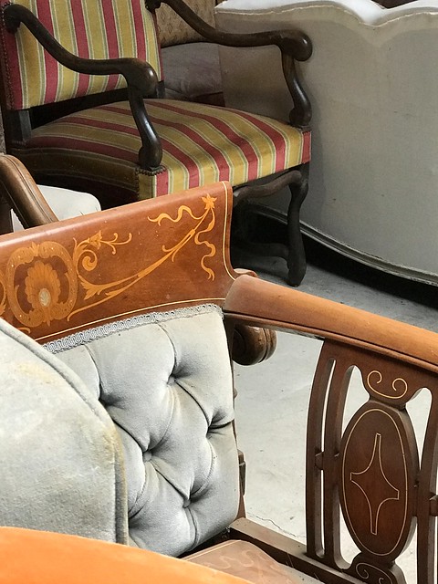 French Antique settee-Housepitality Designs