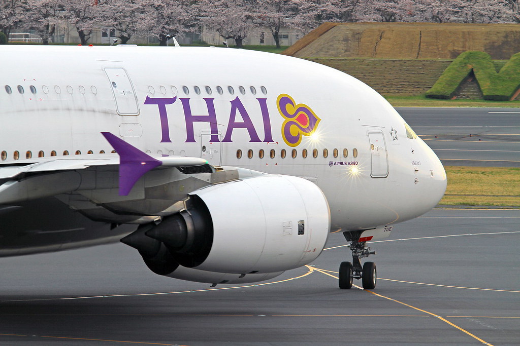 HS-TUE Thai Airways Airbus A380-841