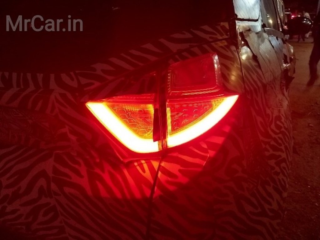 Tata Nexon rear lights close up