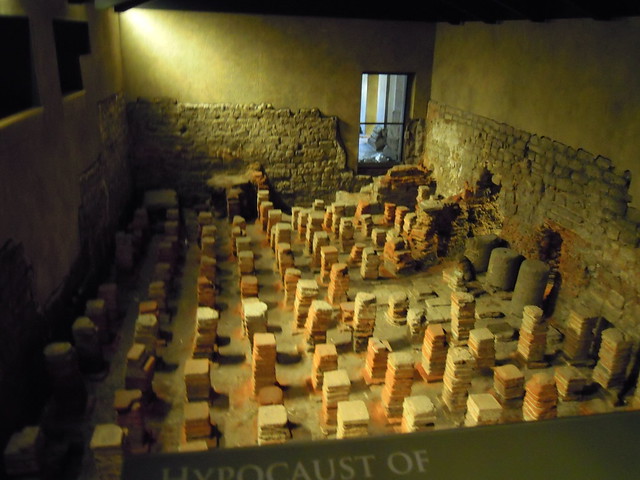 hypocaust flooring. From Studying Abroad in London: A Trip to Bath