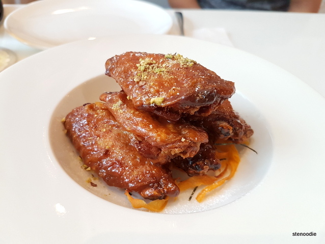 Fried Caramel Chicken Wings