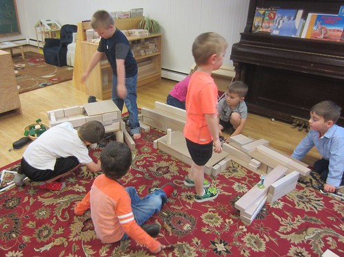 building their houses