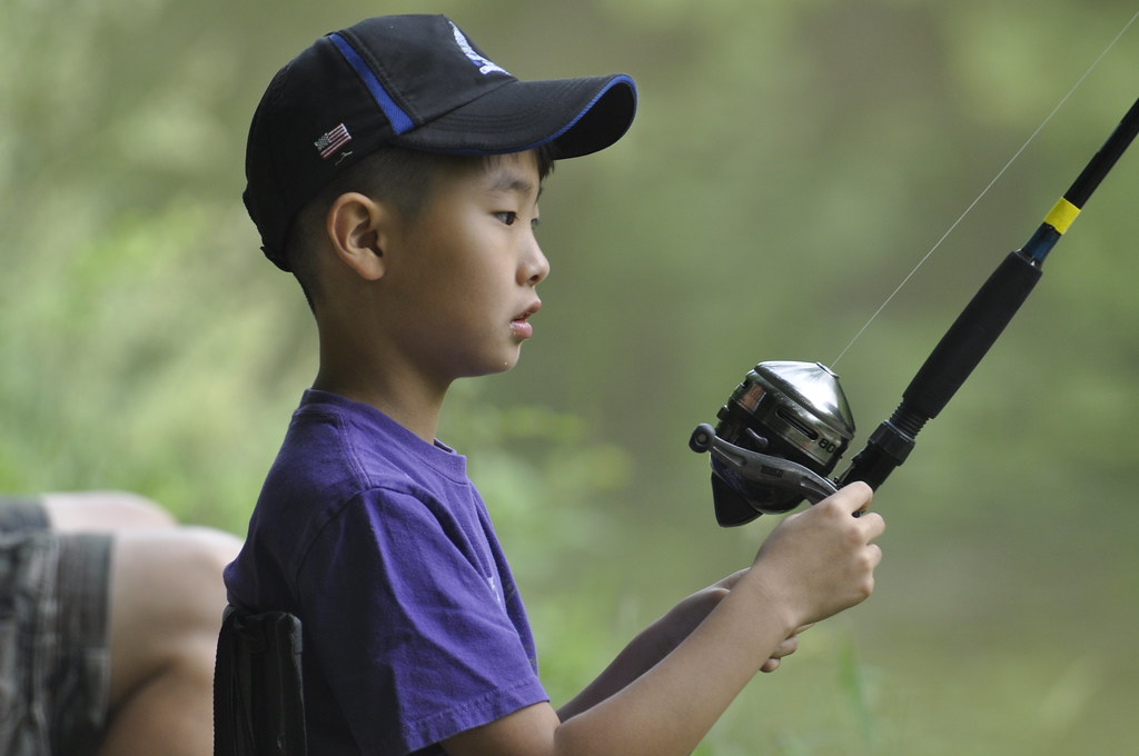 Photo of a young angler